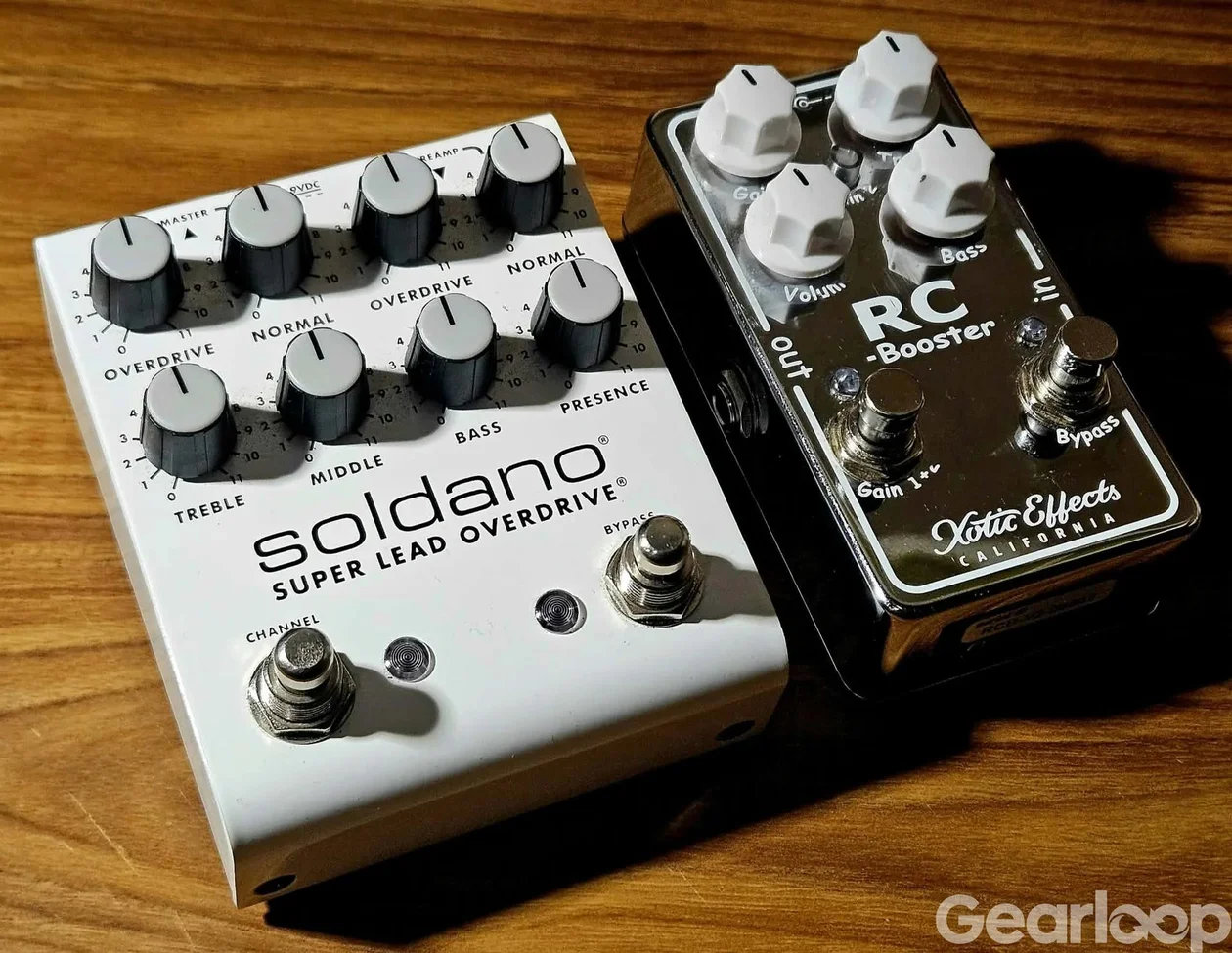 Soldano SLO Plus och Xotic RC Booster V2 - bild 1