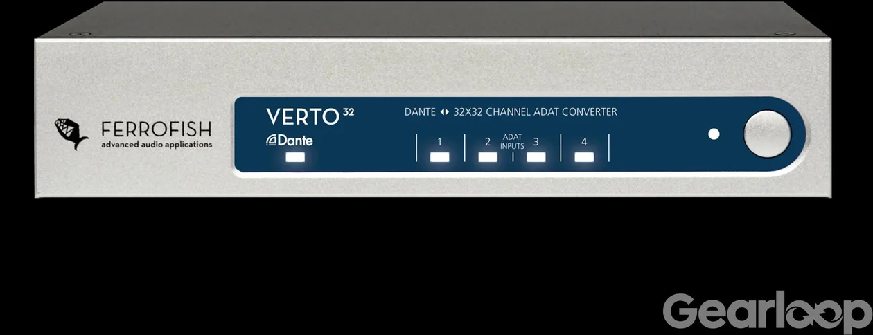 Ferrofish Verto 32 – ADAT till Dante-brygga - bild 1