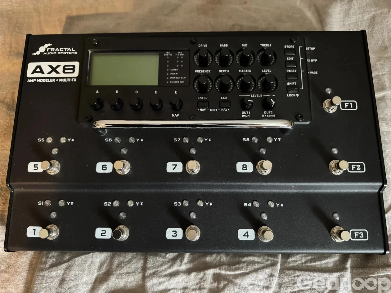 Fractal Audio AX8 + expressionpedal - bild 1