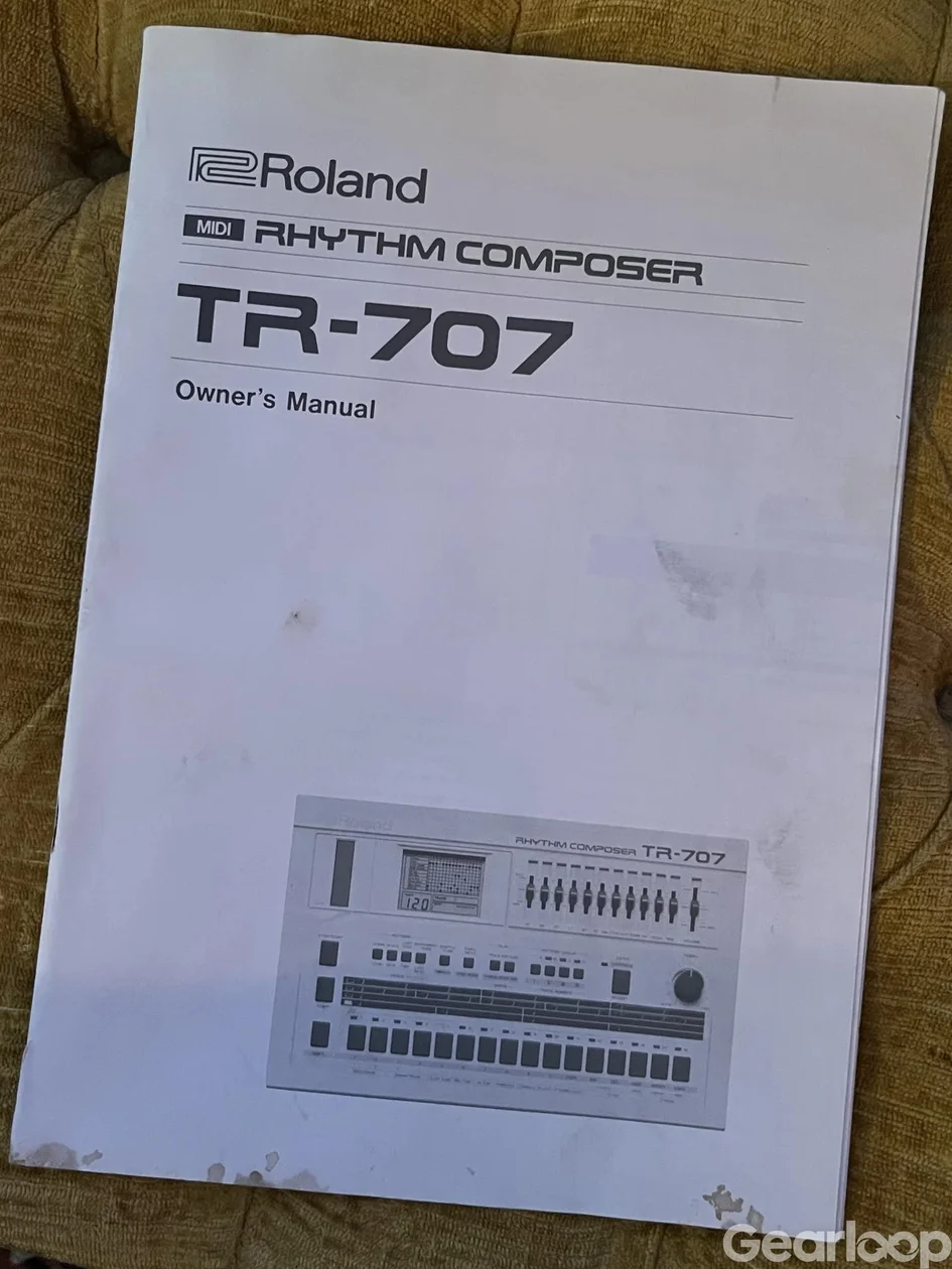 Roland TR-707 HKA modded with wood case - bild 3