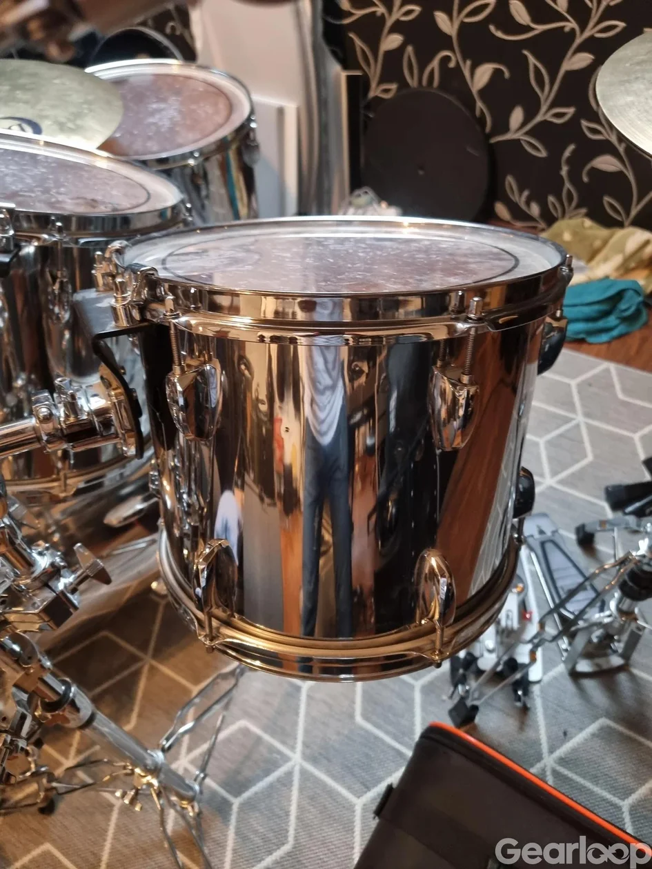 Pearl Export Mirror Chrome Shellpack – Dubbelkagge + väskor - bild 3