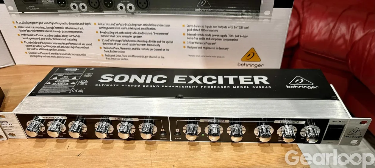 Behringer SX3040 Sonic Exiter ljudprocessor - bild 2