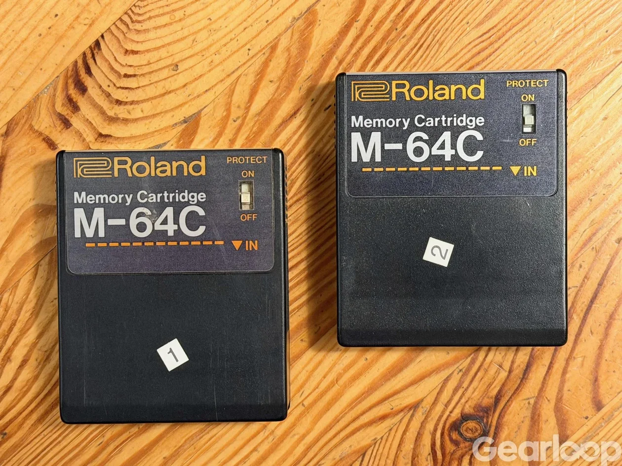 Original Roland Memory Cartridge M-64C med MKS-80 Sample Sound - bild 3