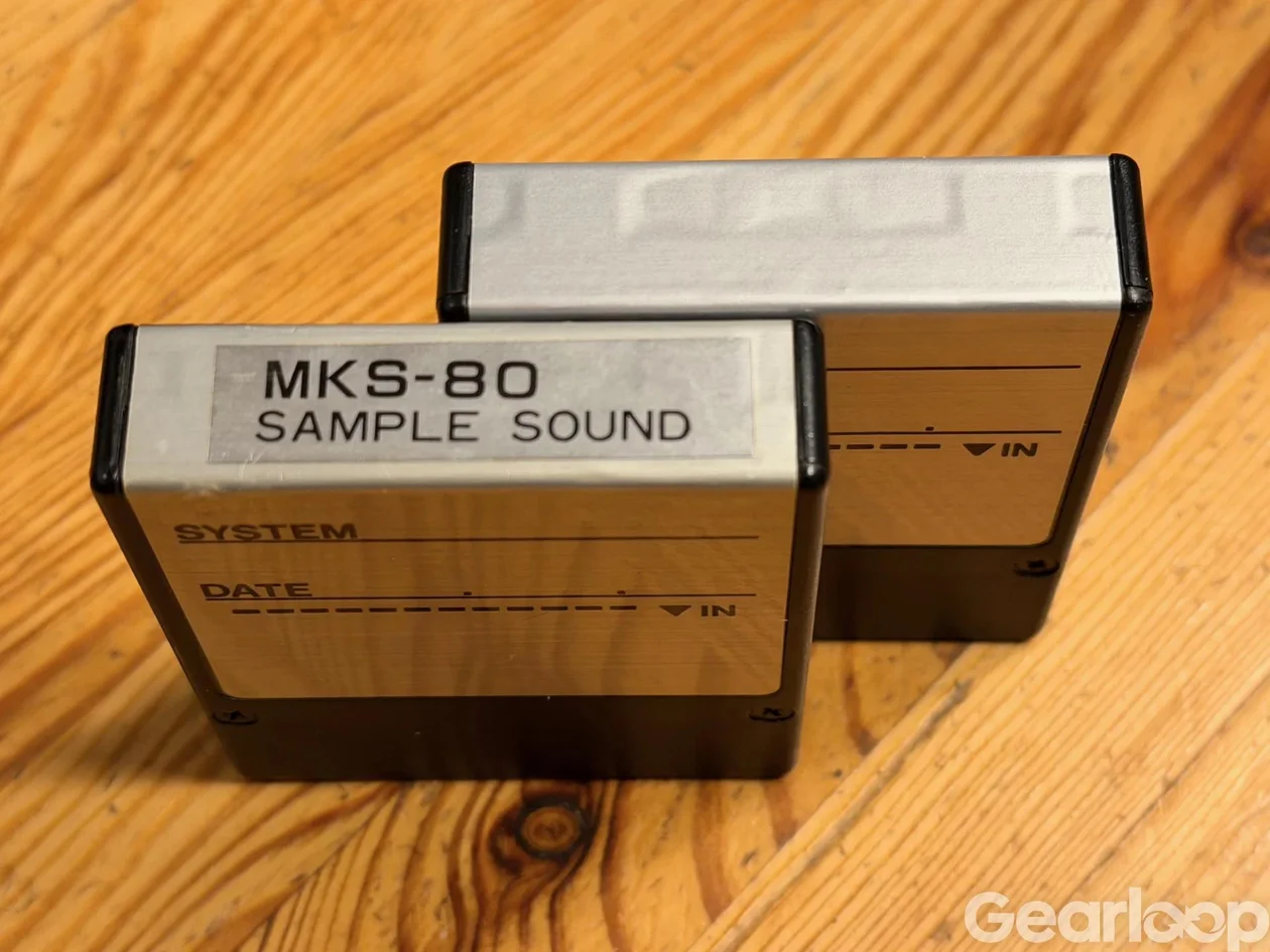 Original Roland Memory Cartridge M-64C med MKS-80 Sample Sound - bild 2