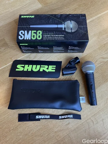 Shure SM58-SE (med switch) i nyskick + kabel & originalbox