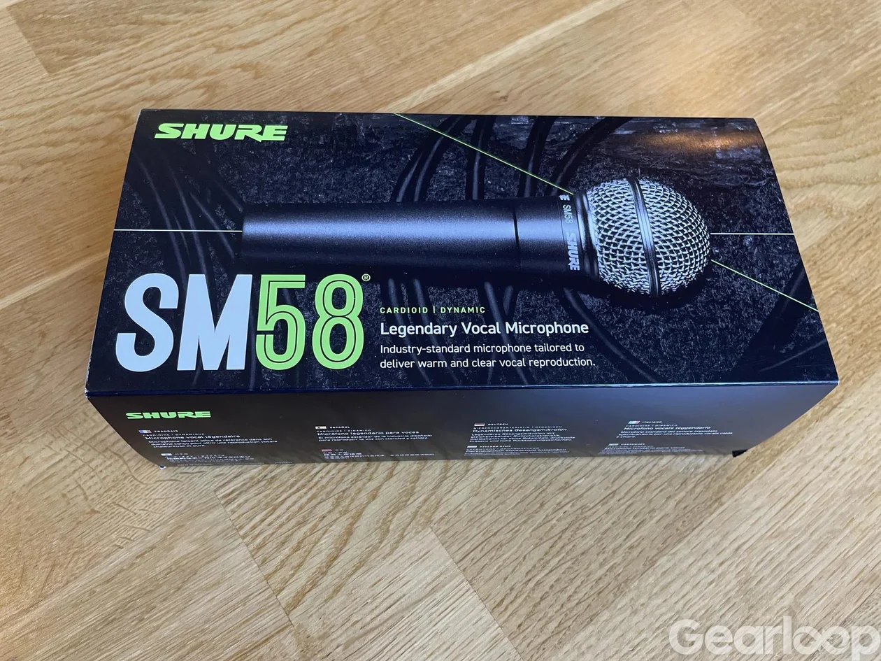 Shure SM58-SE (med switch) i nyskick + kabel & originalbox - bild 2