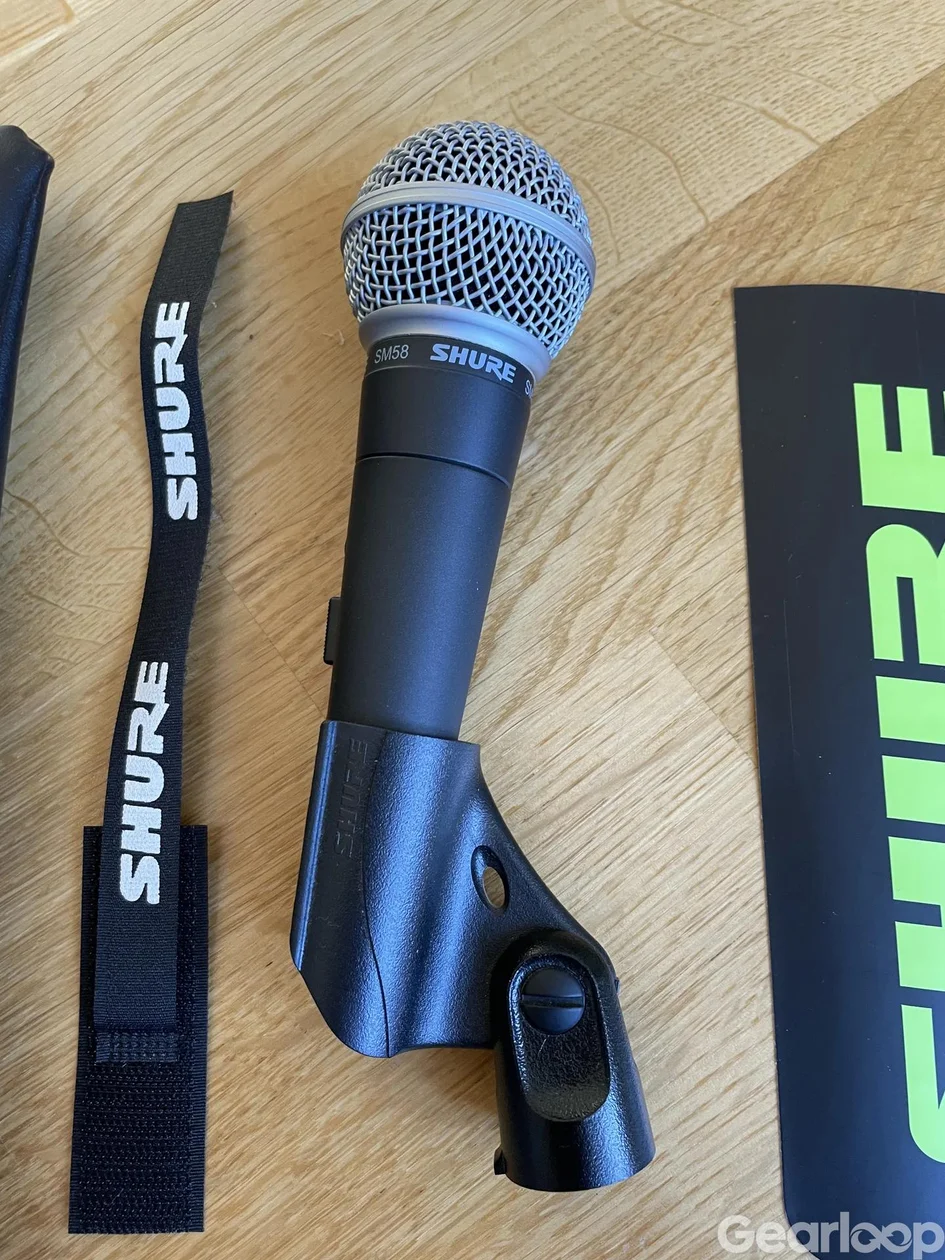 Shure SM58-SE (med switch) i nyskick + kabel & originalbox - bild 3