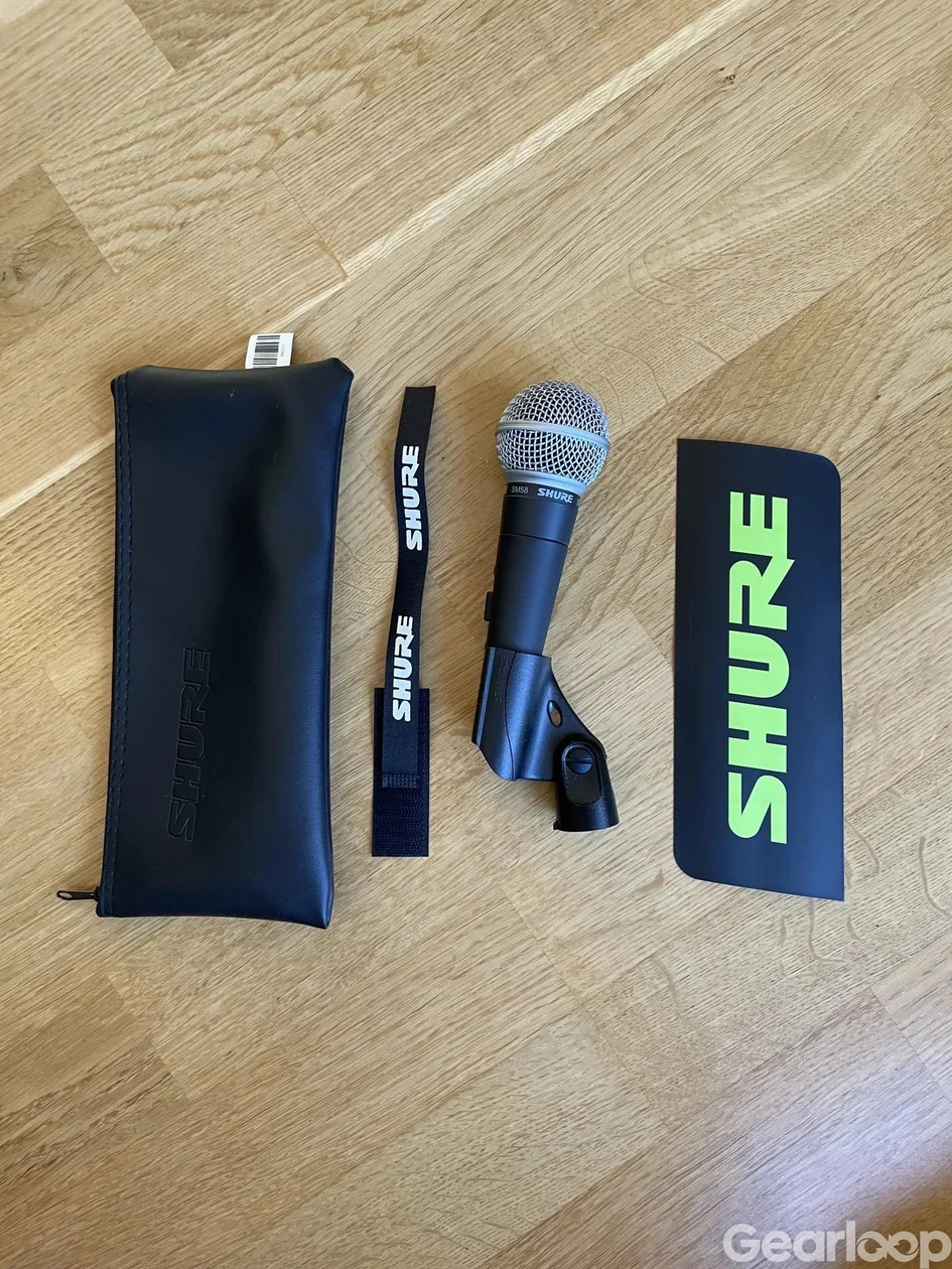 Shure SM58-SE (med switch) i nyskick + kabel & originalbox - bild 4