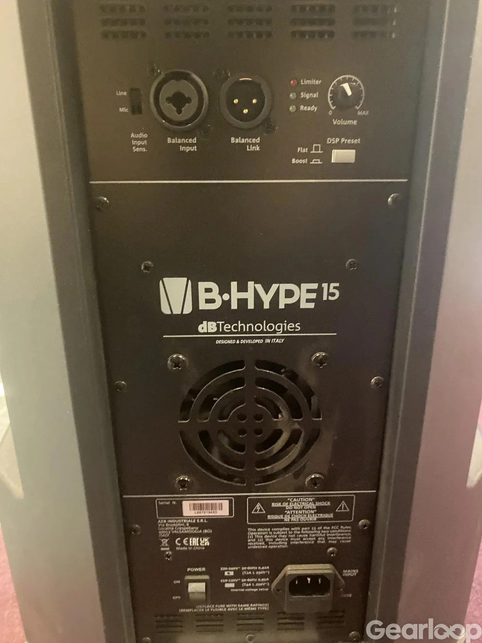 2 st dB B-Hype 15 aktiv Högtalare + Mixerbord AH Zed 6 - bild 3