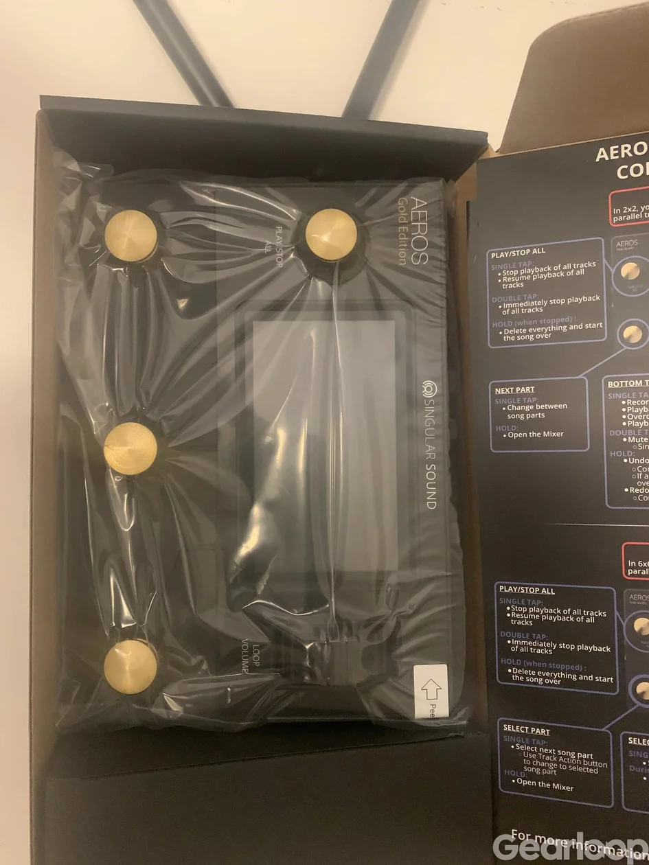 Singular Sound Aeros Loop Studio Gold Edition looper-pedal - bild 5