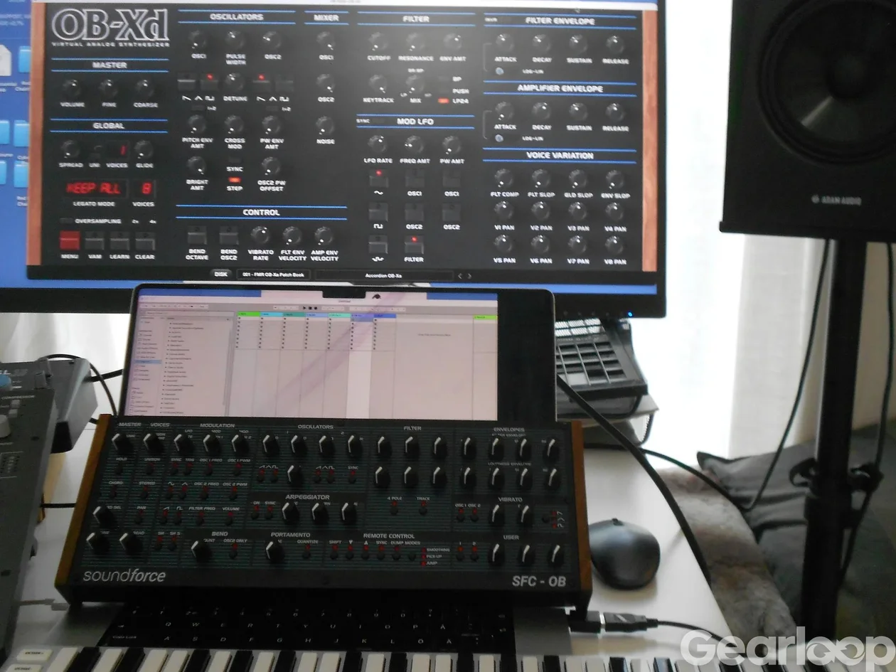Sound-Force SFC-OB Oberheim-Style MIDI Controller - bild 3