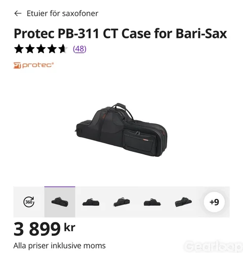 Protec PB-311 CT case for Bari-Sax