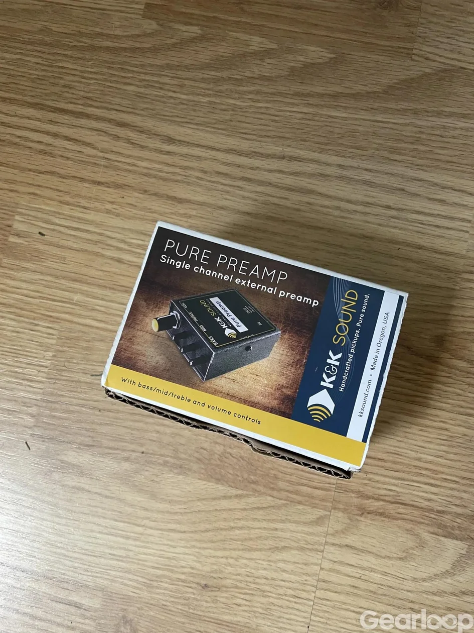 Cat's eyes med K&K pure mini, K&K preamp - bild 2