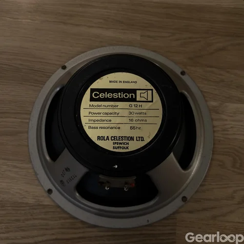 Celestion Blackback G12-H 30W 16 Ohm 1976