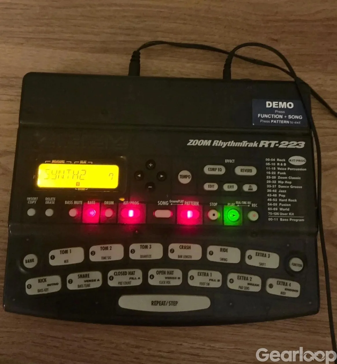 Zoom RT-223 RhythmTrak Drum Machine & Bass Synth - bild 1