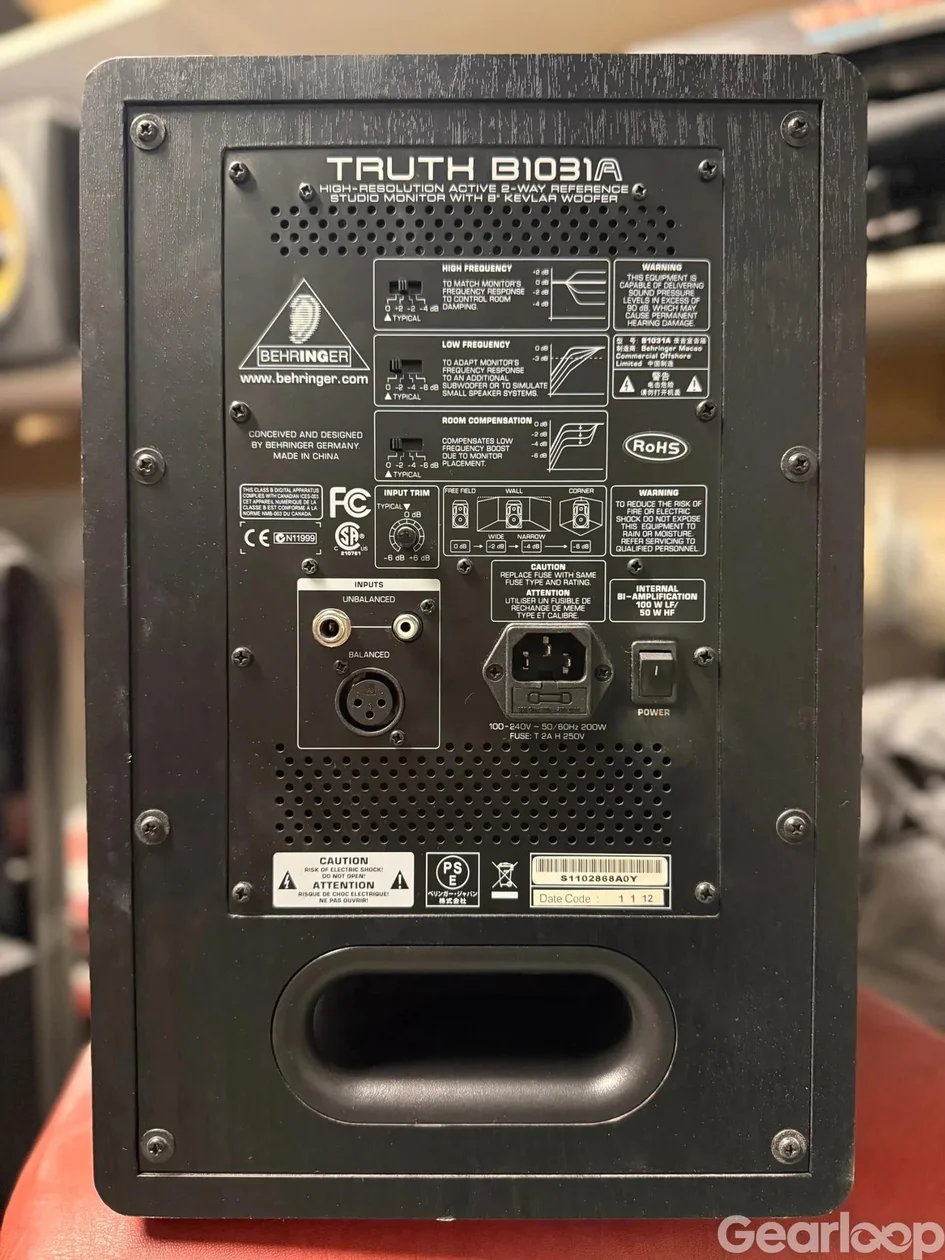 Behringer Truth B1031A (Par) – Kraftfulla 8"-studiomonitorer - bild 2