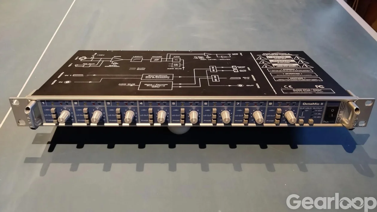 RME OctaMic II preamp och A/D omvandlare - bild 1