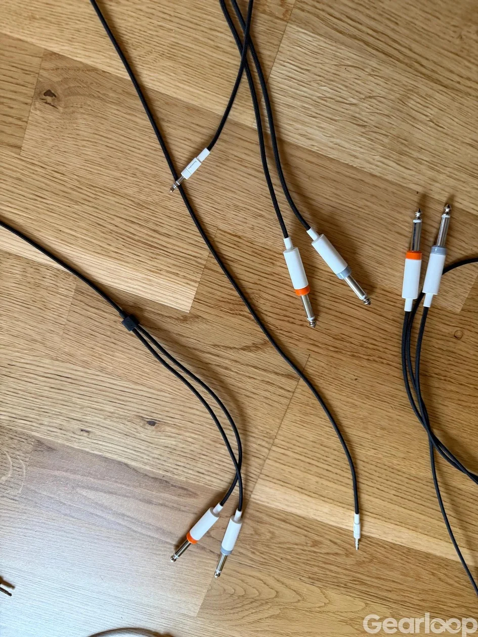 5 x TE field textile cable 3.5 to 2 x 6.35mm, 1,2m - bild 2