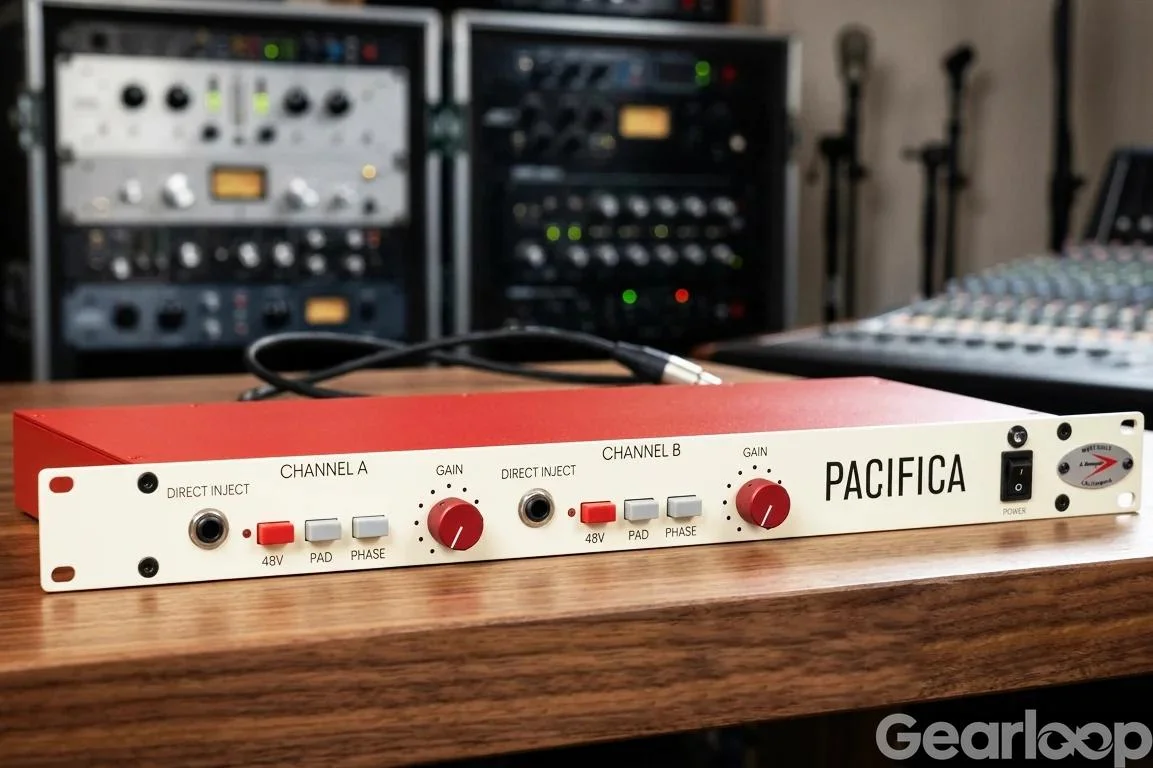 A-Designs Pacifica – 2-kanals mikrofonförstärkare & DI - bild 3