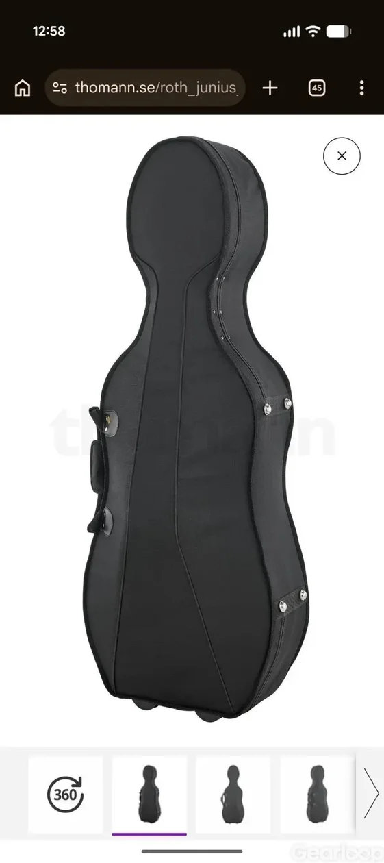 Roth & Junius RJCC Cello Light Case 1/2 (halva priset) - bild 2
