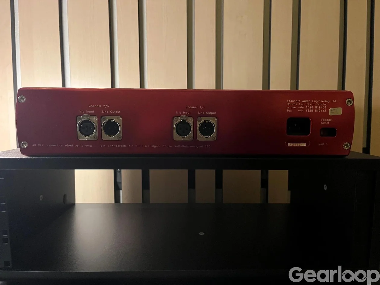 Focusrite Red 8 Dual Mic Pre - bild 2