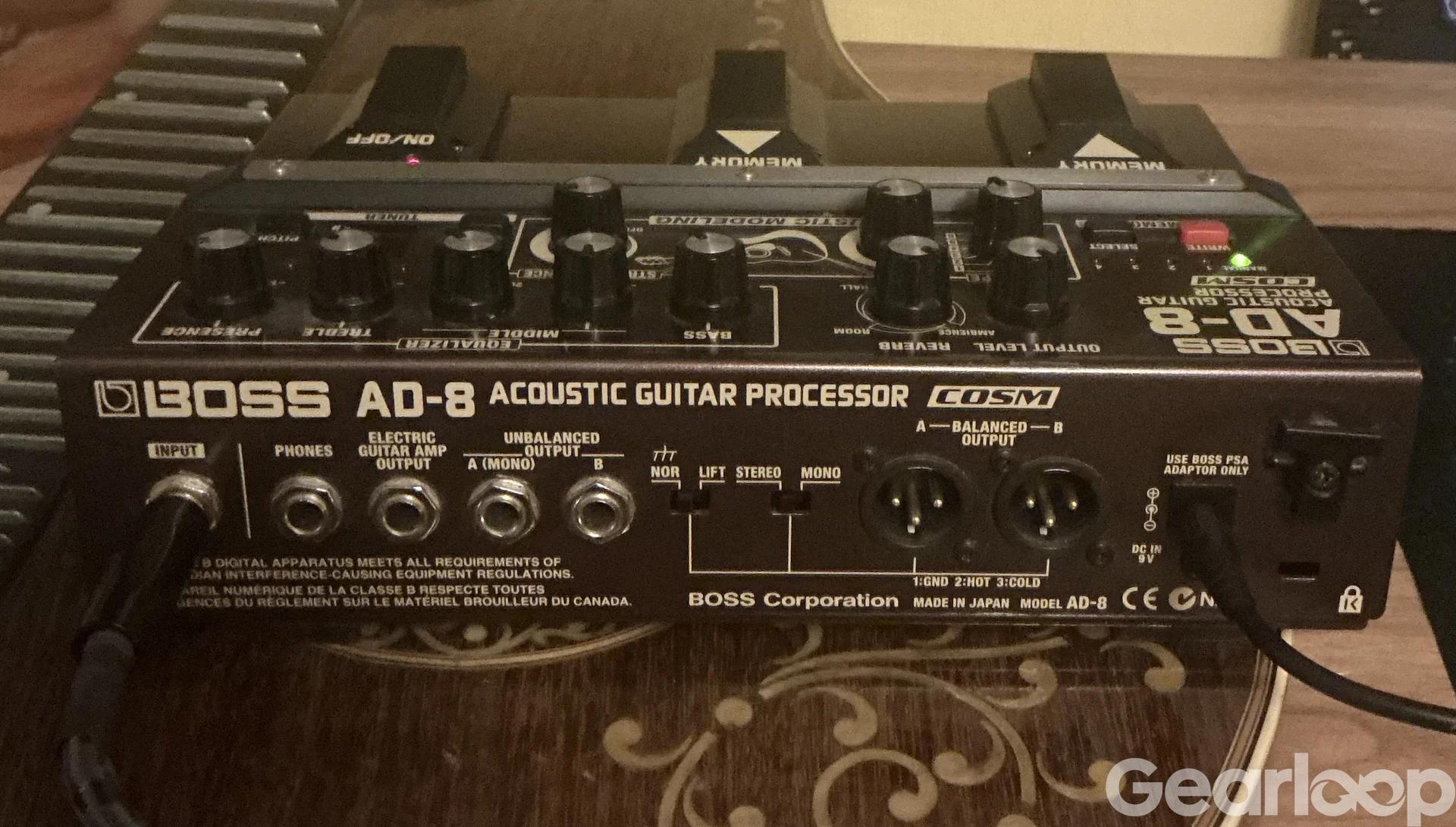 Boss AD-8 | Acoustic Guitar Processor – 1 275 kr | Gearloop