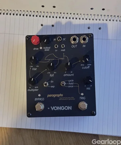 Vongon Paragraphs Envelope Generator and Low Pass Filter Pedal
