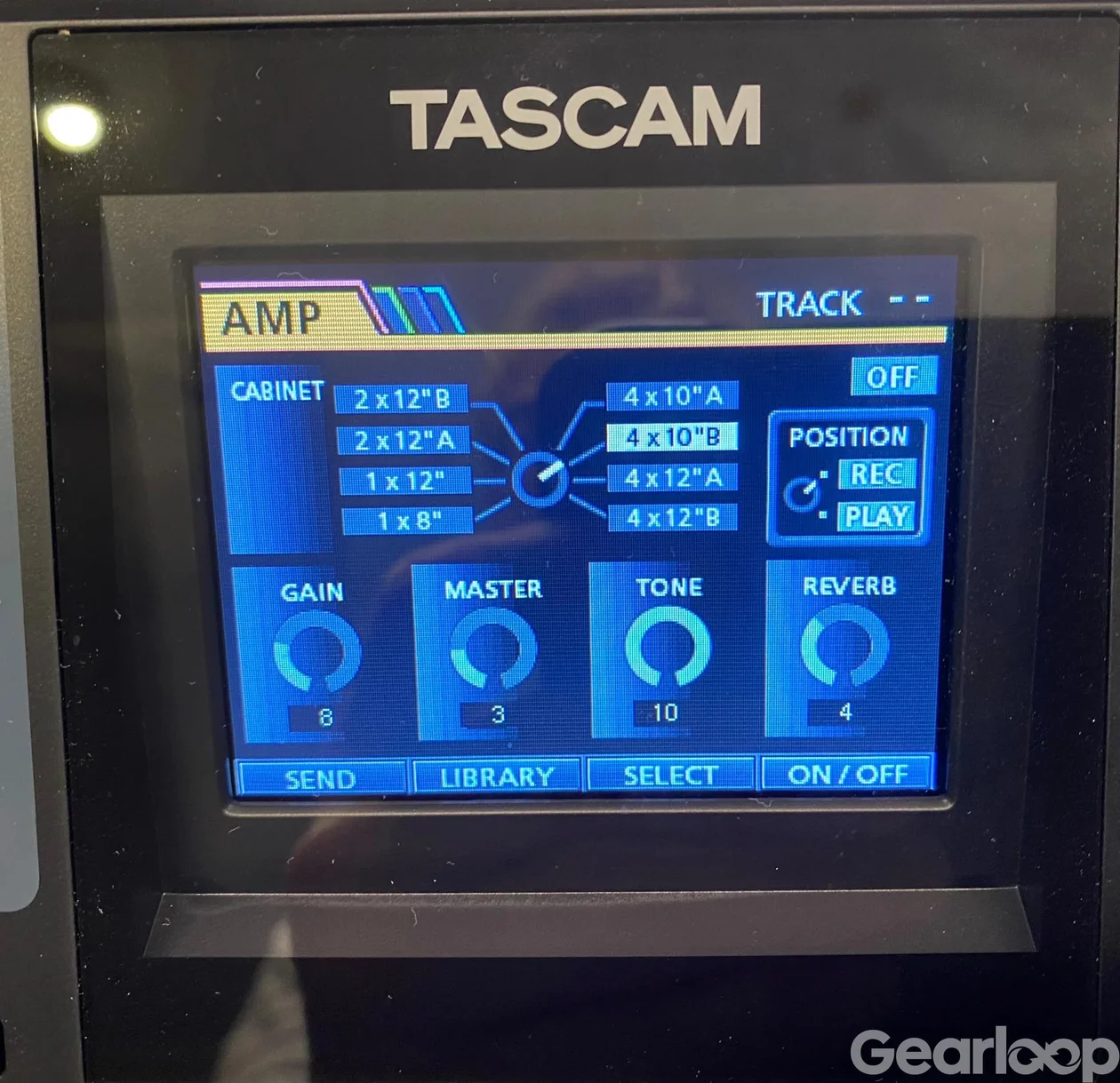Tascam DP 32 SD digital mixer / inspelningsbord med färgskärm - bild 4