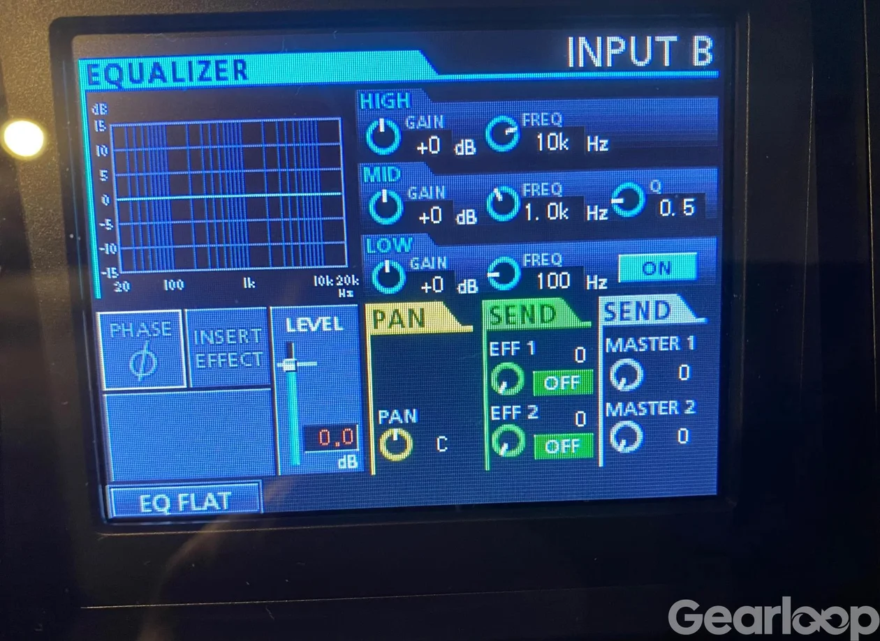 Tascam DP 32 SD digital mixer / inspelningsbord med färgskärm - bild 8