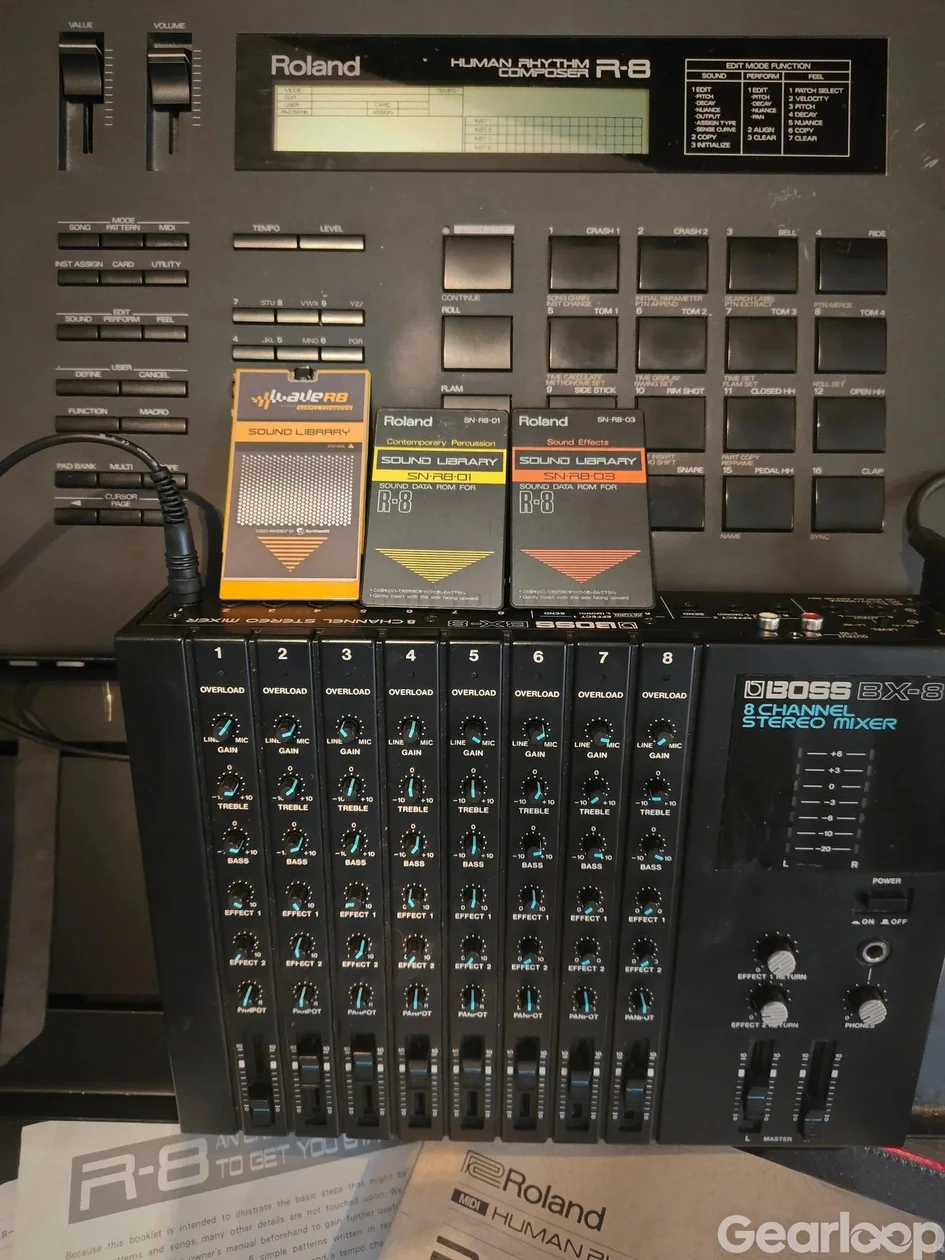 Roland r8/boss bx-8 - bild 1