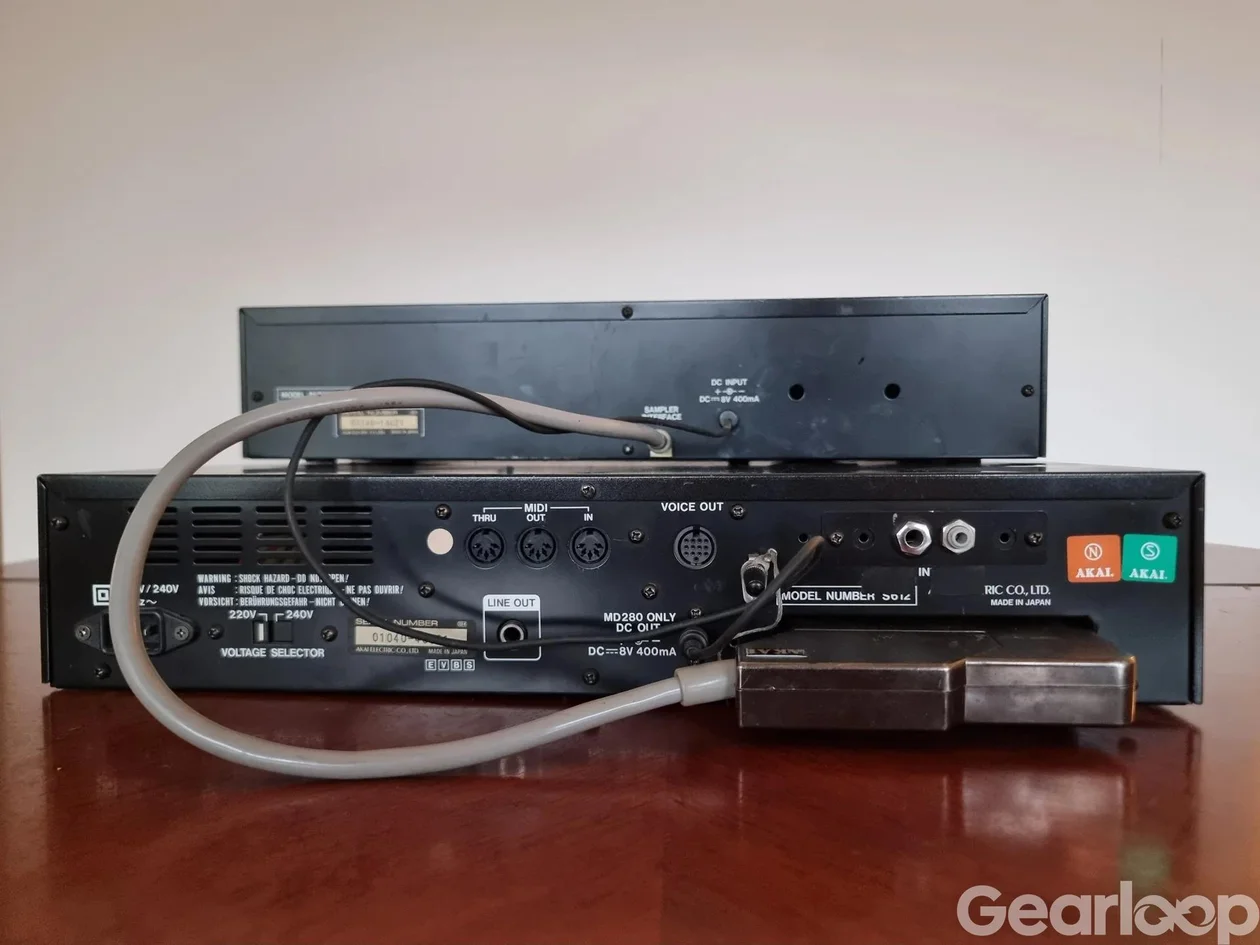 Akai S612 + MD280 + QuickDisks - bild 2