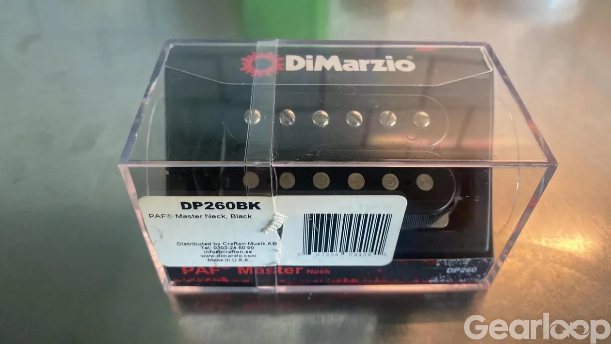 DiMarzio DP260BK PAF Master Neck humbucker svart - bild 4