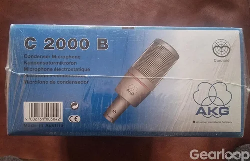 AKG C2000 B kondensatormik. NOS. "Made in Austria".