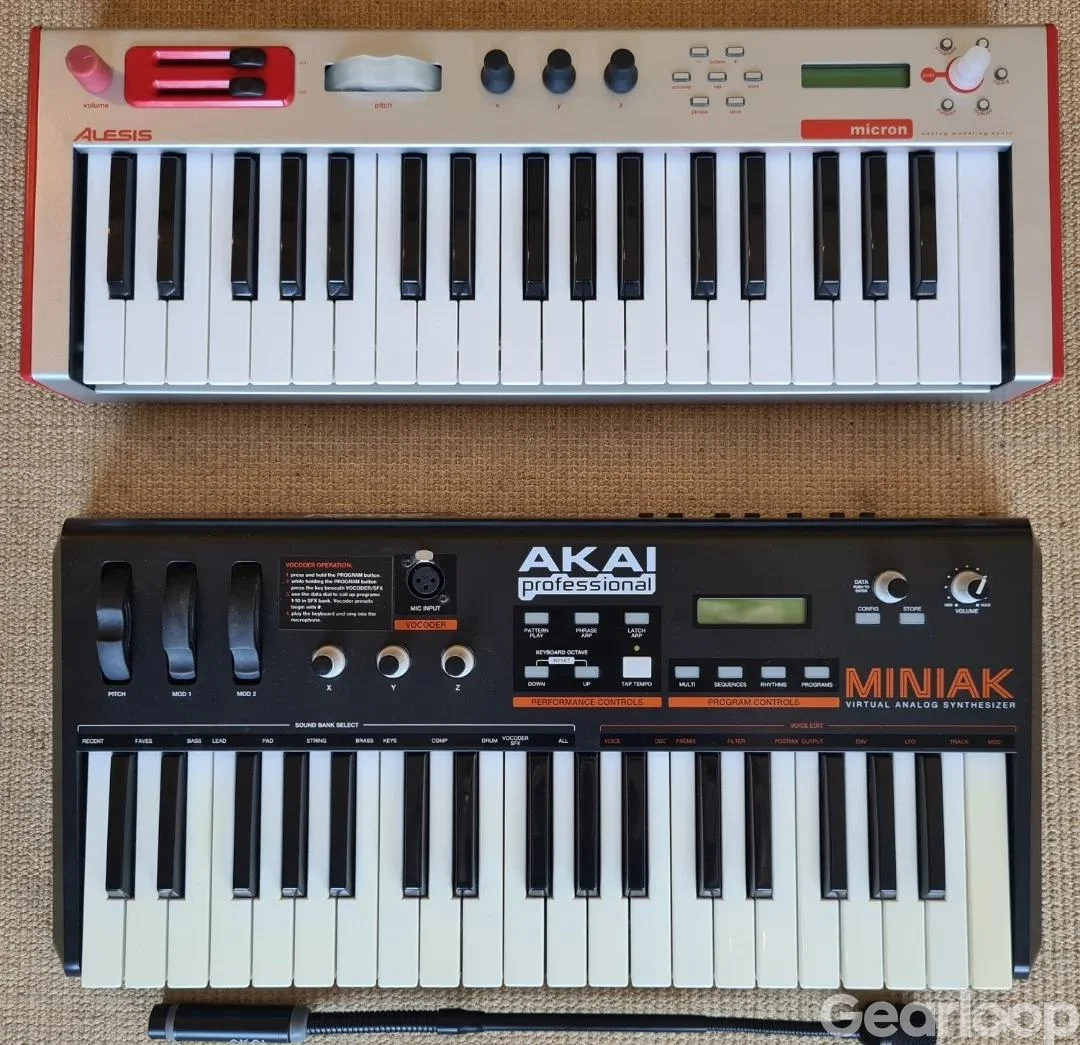 Akai Miniak och Alesis Micron - bild 1