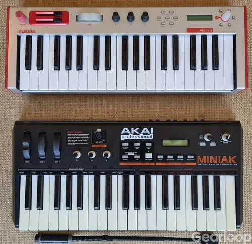 Akai Miniak och Alesis Micron