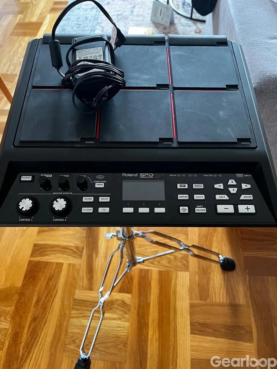 Roland SPD-SX med stativ och case - bild 3