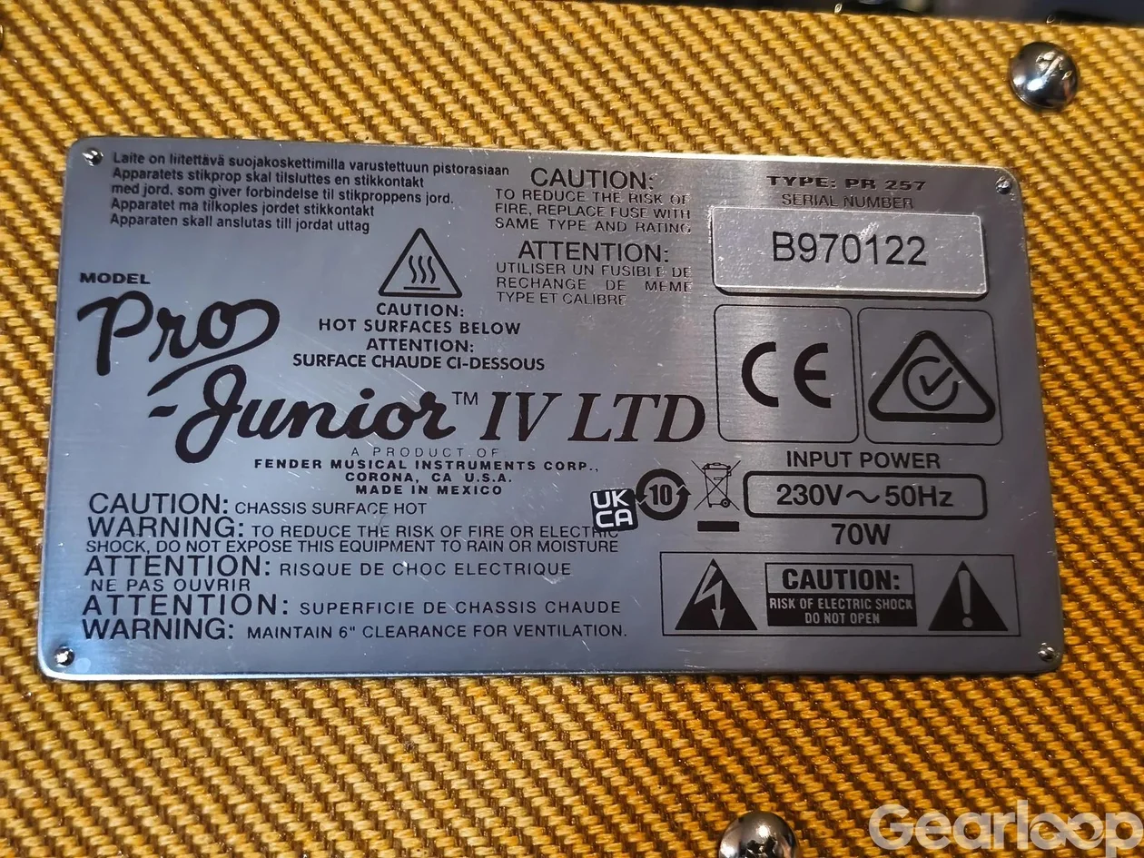 Fender Pro Junior IV LTD tweed - bild 2