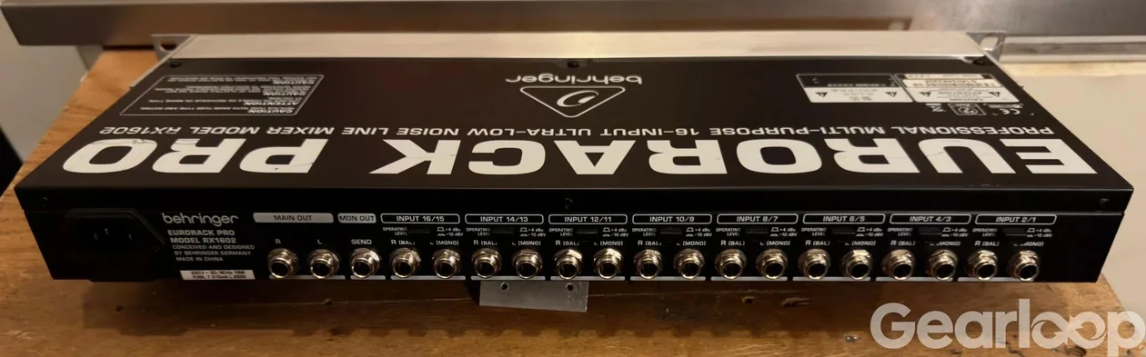 Behringer RX1602 - bild 2
