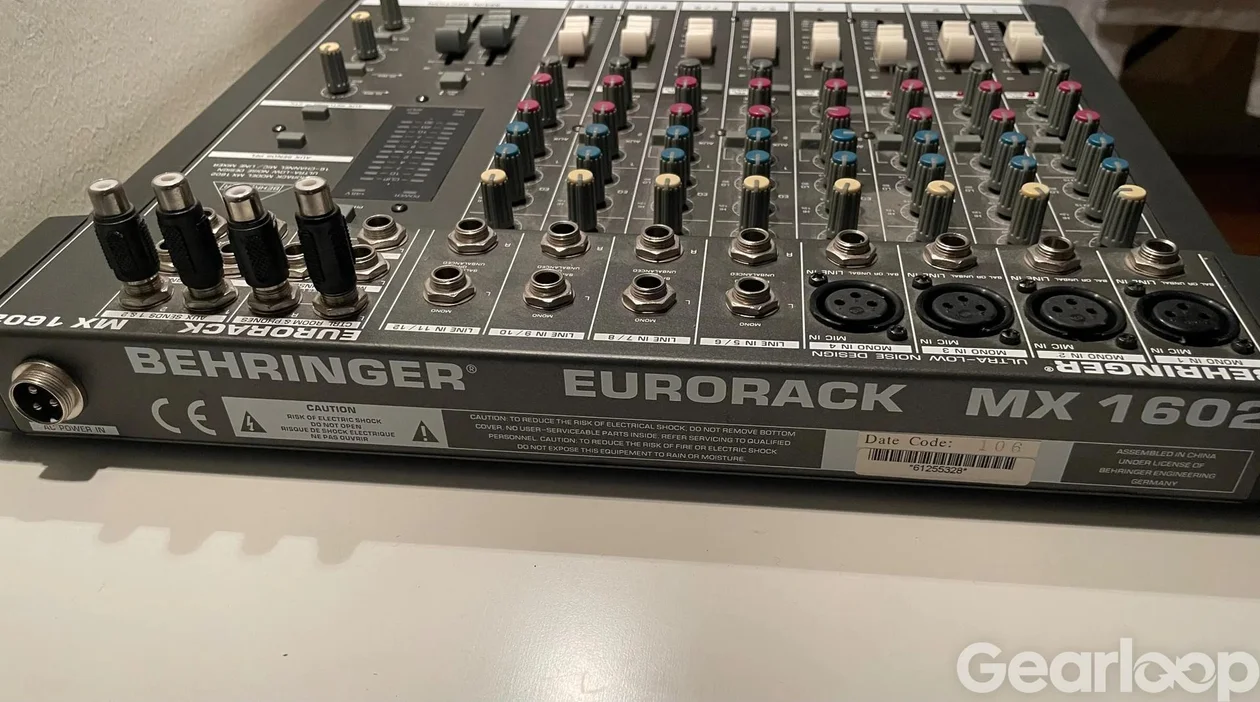 Behringer Eurorack MX 1602 – Knappt använd med manual! - bild 2