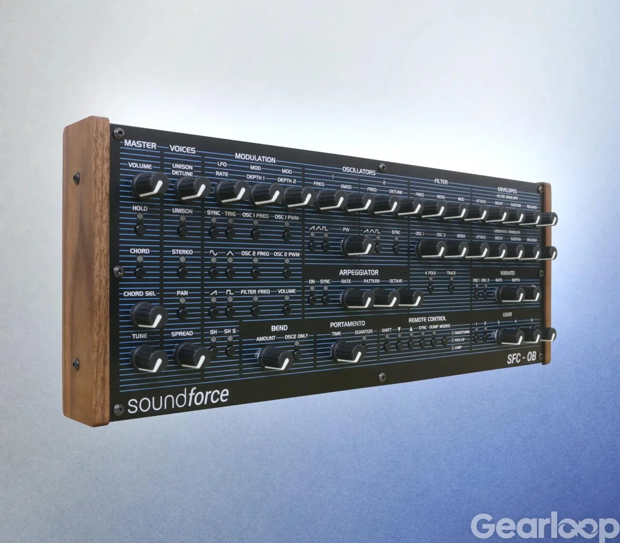 Fabriksny Sound-Force SFC-OB Oberheim-Style MIDI Controller - bild 7
