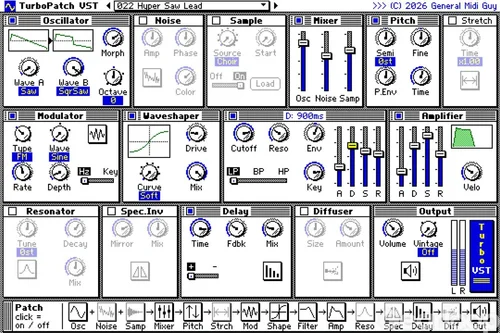 TurboPatch VST⚡(Turbosynth klon)