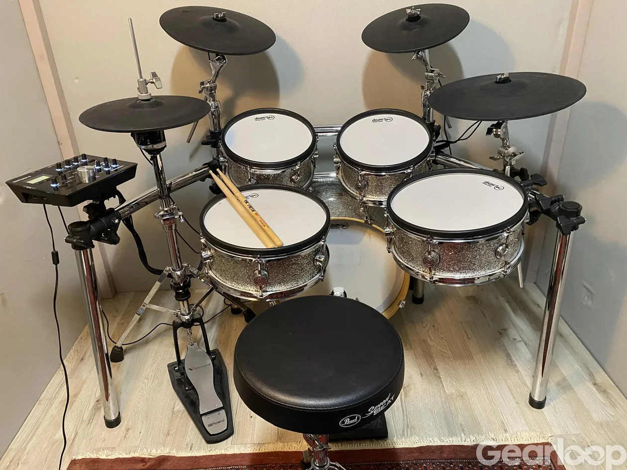 Premium e-trummor: Drum-tec Diabolo + Roland TD-25 - bild 1