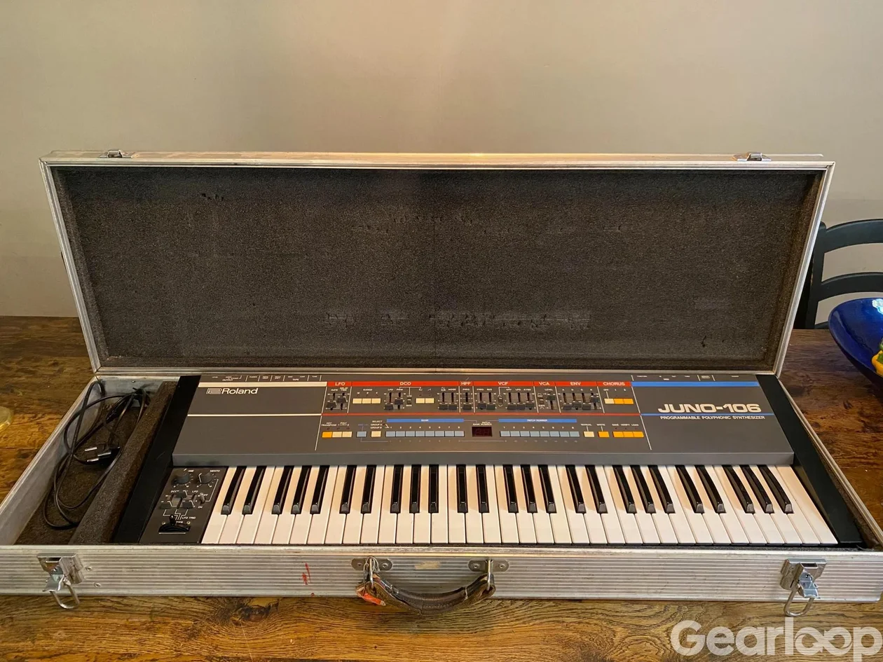 Roland Juno 106 inkl Holmberg Case - bild 2