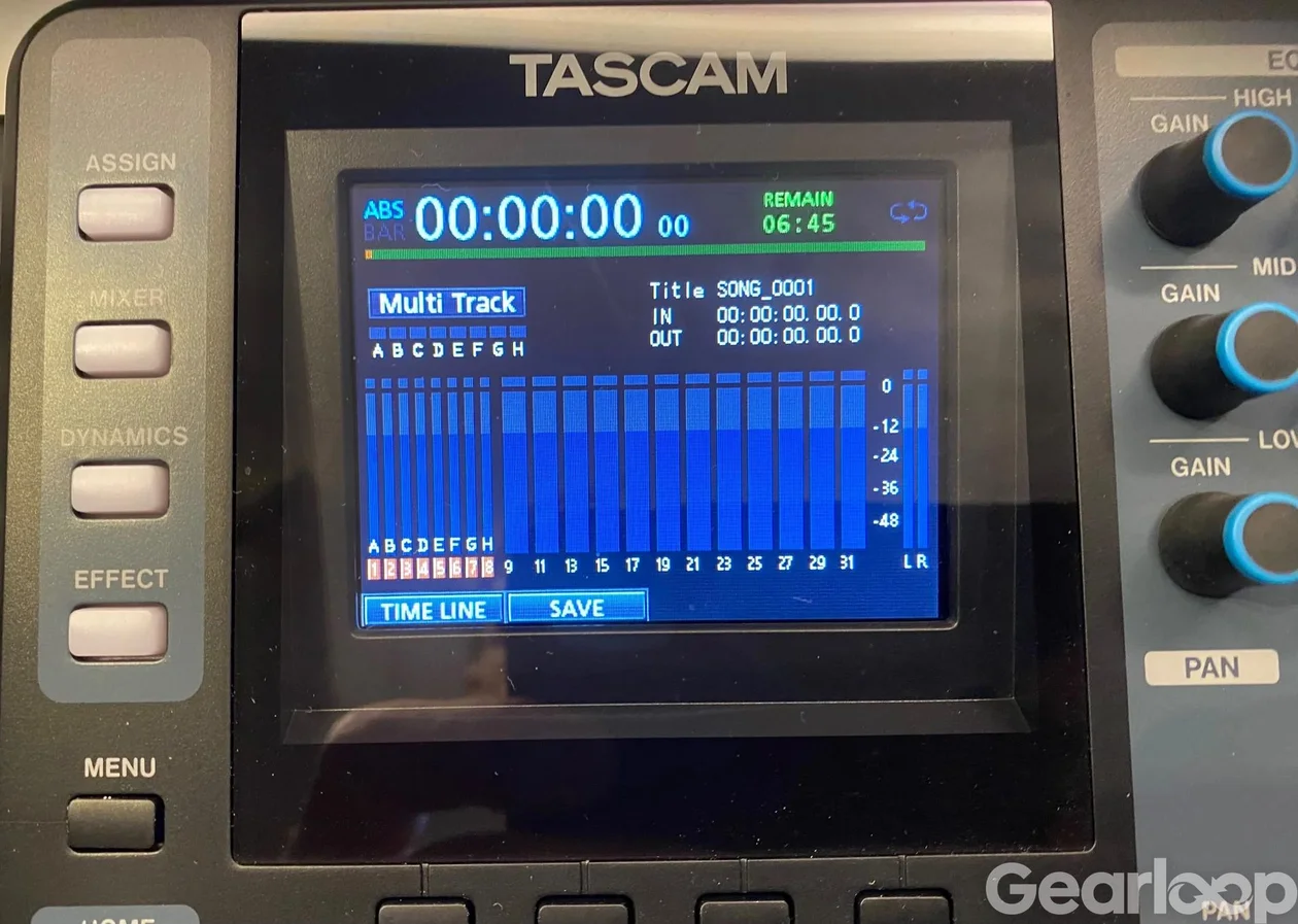 Tascam DP-32SD Mixer, recorder, porta - bild 2