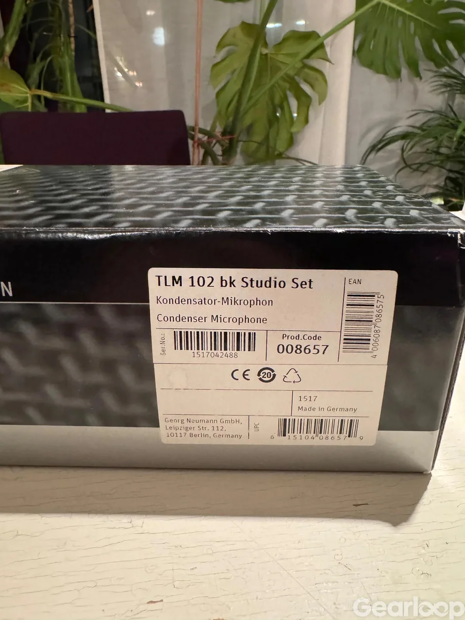 Neumann TLM 102 bk Studio Set (Svart) – Komplett i kartong - bild 6
