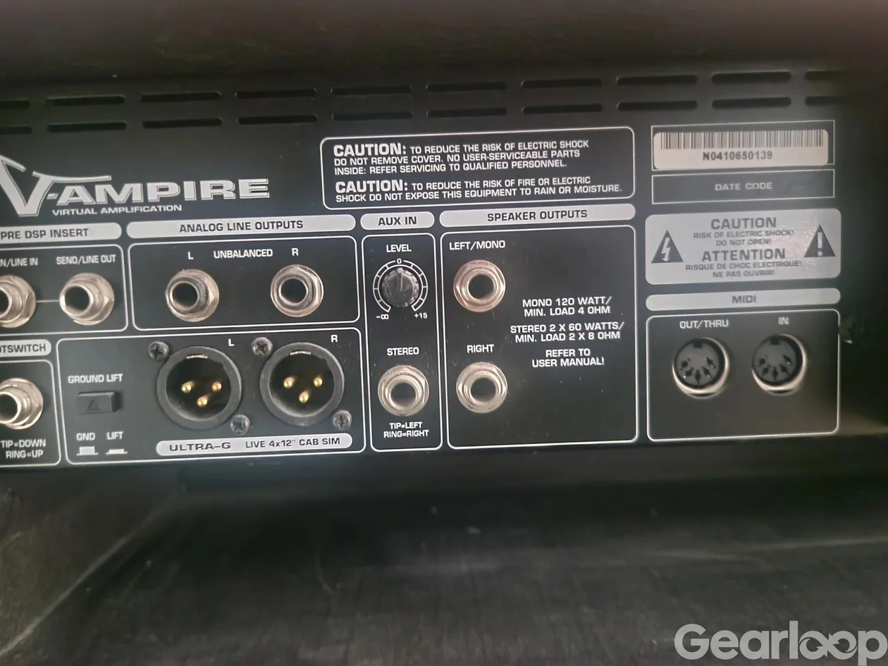 Gitarrförstärkare Laney HCM412A 4x12 kabinett+Gitarrtopp V-Amp - bild 5