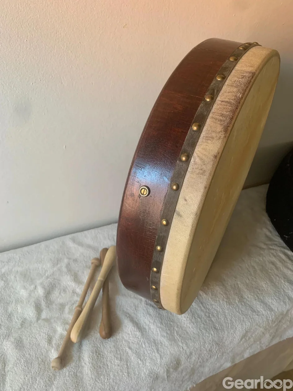 Bodhrán Irländsk ramtrumma med fodral - bild 2